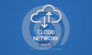 Cloud Network Storage Data Information Technology Concept