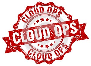 cloud ops seal. stamp