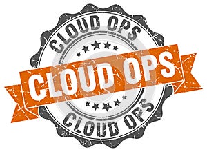 cloud ops seal. stamp