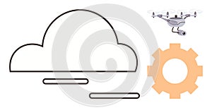 Cloud Computing Integration with quadcopter Technology for Efficient Operations and Innovation