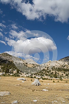 Cloud over high-land meadows