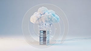 Cloud over server data technology
