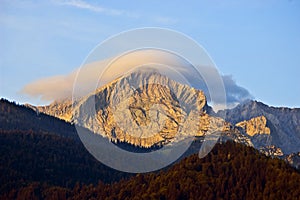 Cloud over Zugspitze