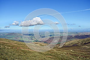 Cloud passing Binsey, Lake District photo