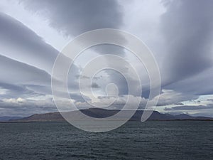 Cloud pattern, Reykjavik, Iceland