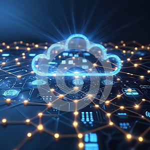 The cloud, a powerful symbol of innovation and efficiency.