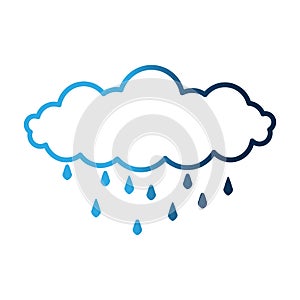 Cloud rain drops climate sky image