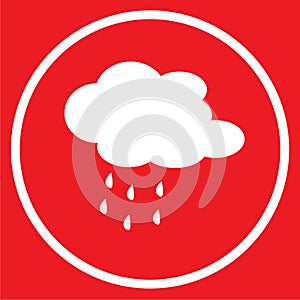Cloud rain Icon