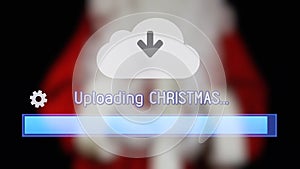 Cloud Santa upload Christmas