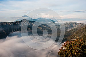 Cloud Sea at Gunung Penanjakan near Bromo Volcano