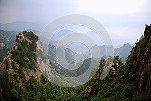 The cloud sea of Yao mountain