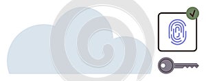Cloud Security with Biometric Authentication and Key Access Validation Concept