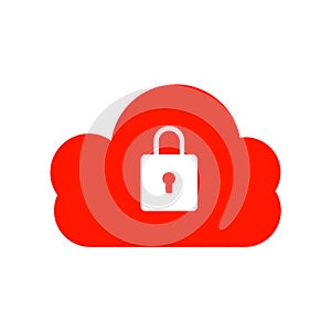 Cloud security icon