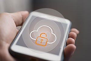 Cloud security on smartphone.
