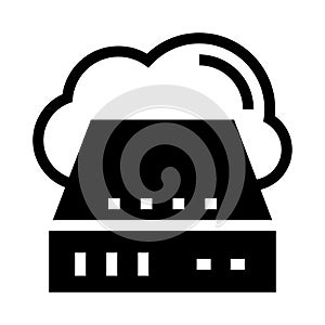 Cloud Server glyphs icon
