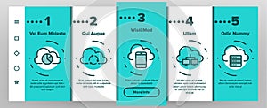 Cloud Service Onboarding Vector