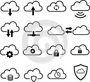 Cloud Services Icon Collection