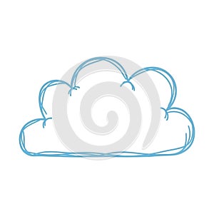 Cloud is set against a plain white background emphasizing its