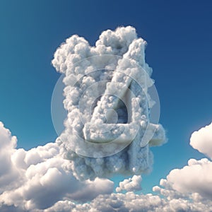 Cloud Shaped 4: A Figuratively Textured, Photo-realistic Hyperbole