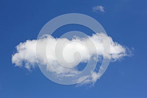 Cloud Shapes on Blue Sky, Abstract Clouds shapes with Blue Sky Background