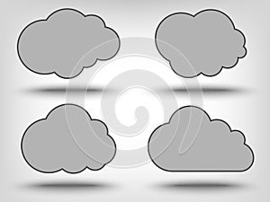 Cloud shapes collection