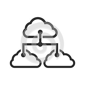 Cloud Sharing Icon