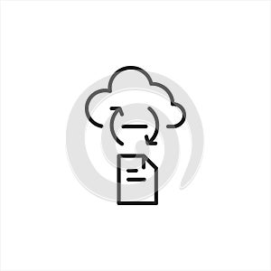 Cloud Sharing Icon
