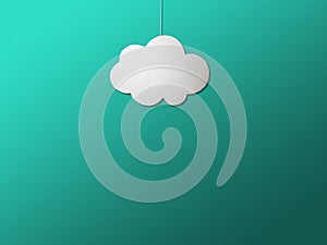 Cloud simple concept ideas minimalist