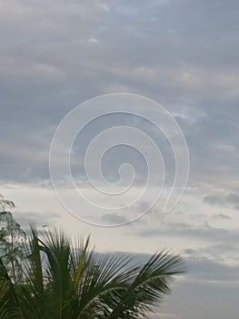 Cloud in the sky is beautiful view of the evening
