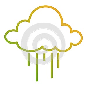 Cloud sky with rain drops