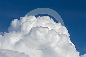 Cloud sky/ View of beautiful dreamy fluffy abstract white cloud with blue sky