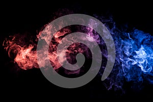 Background from the smoke of vape