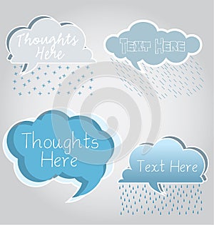 Cloud Speech Bubbles