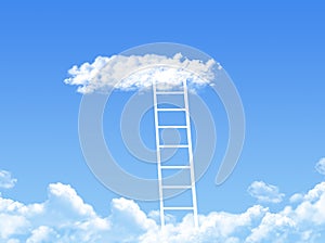 Cloud stair, the way to success