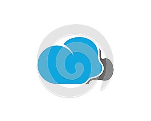 Cloud Stomach logo vector template, Creative stomach logo design concepts