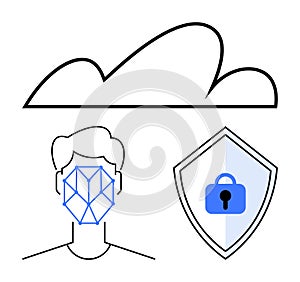 Facial Recognition with Cloud Data Integration and Enhanced Cybersecurity