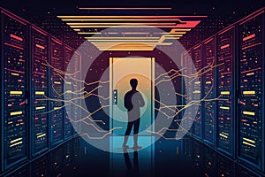 Cloud storage big data centre