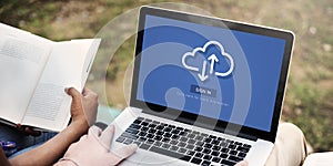Cloud Storage Communication Online Technology Concept