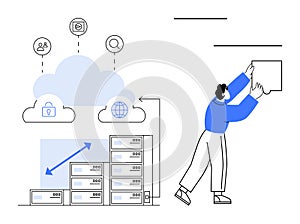 Cloud Storage and Data Management with Secure Connection and Scalable Solutions