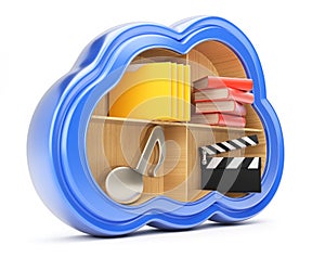 Cloud storage concept