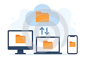 Cloud storage and data synchronization across devices