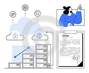 Cloud Data Management and Secure Document Sharing for Business Collaboration