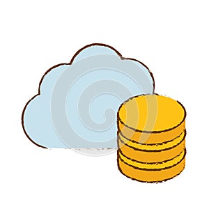 cloud storage icon image