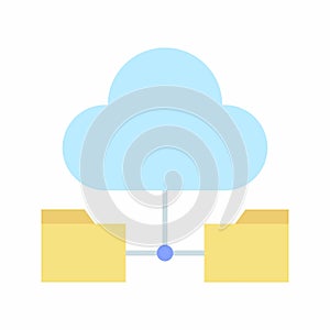 Cloud Storage icon vector image.