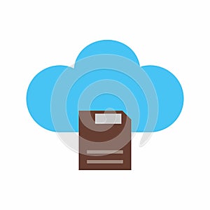 Cloud Storage icon vector image.