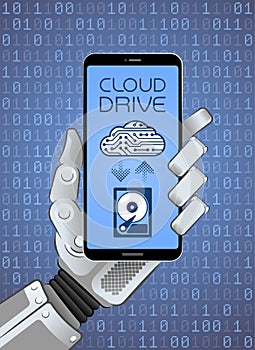 Cloud Storage Service Via Mobile App