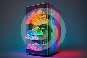 Cloud storage technology concept - Generative AI