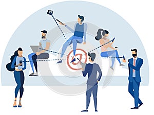 Cloud storage technology vector illustration