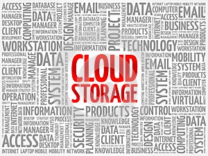 Cloud Storage word cloud collage