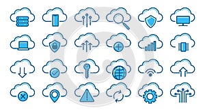 Cloud sync icons